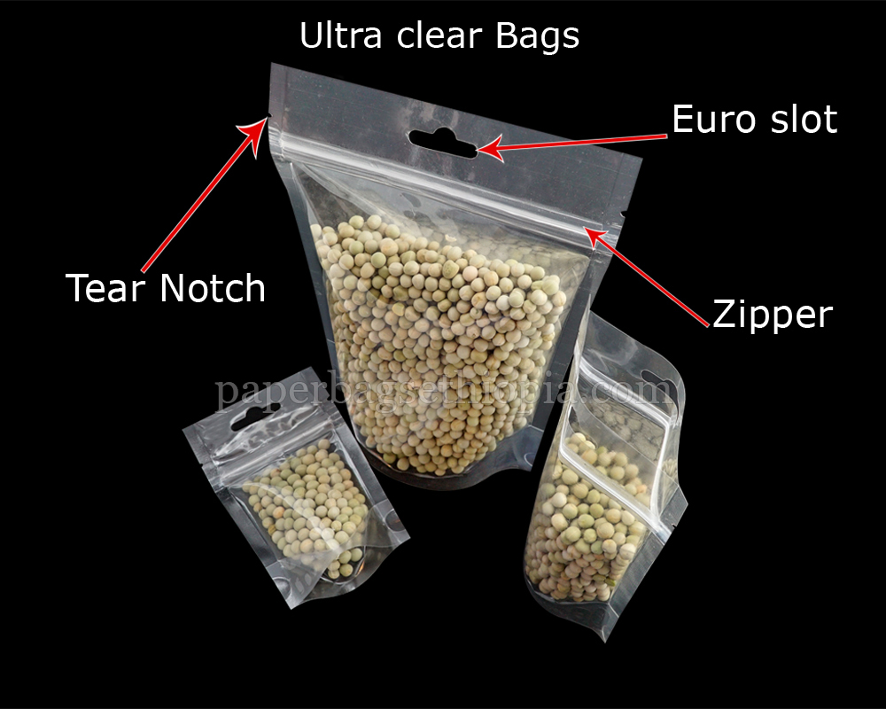 Ultra Clear Packaging Bags