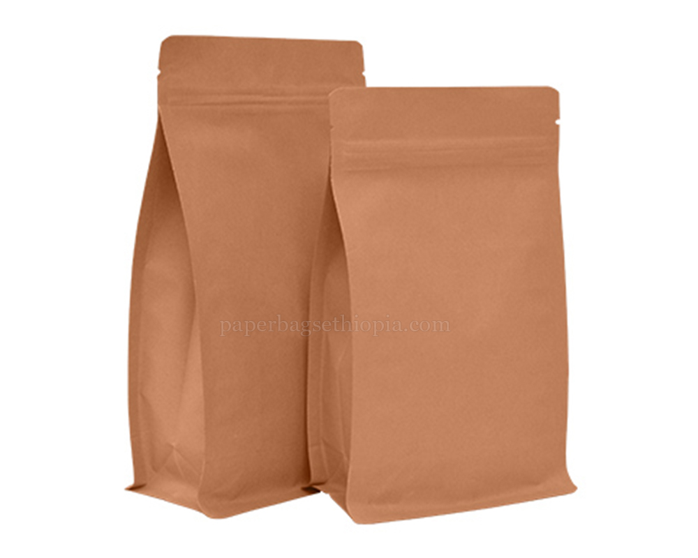 Kraft Paper Pouches with Zipper
